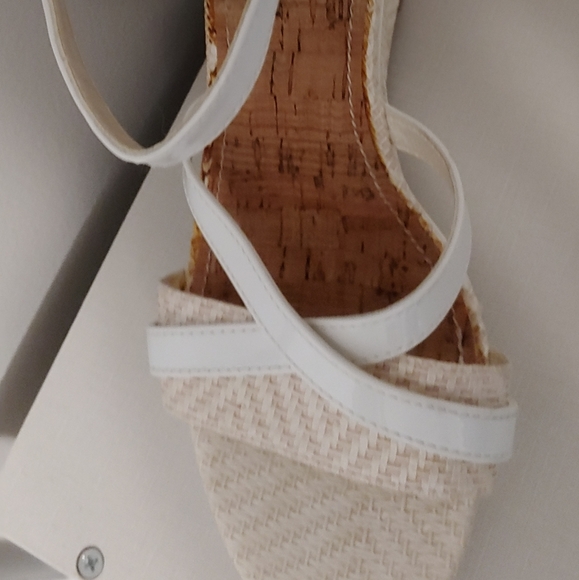 White wedge espadrilles - Picture 6 of 7